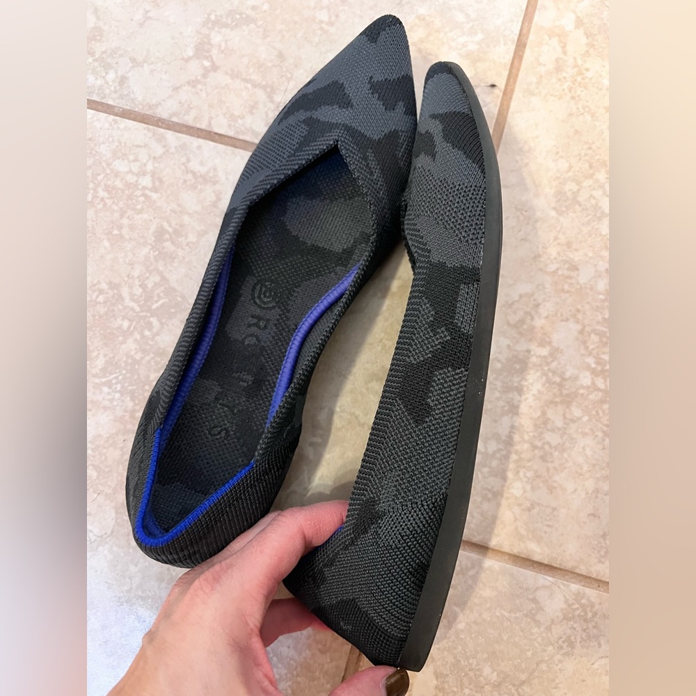 Rothy’s size 8 Flats - only worn twice, purchased new. Smoke free home. - Picture 4 of 5